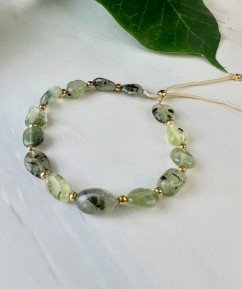 Pulsera de prehnita